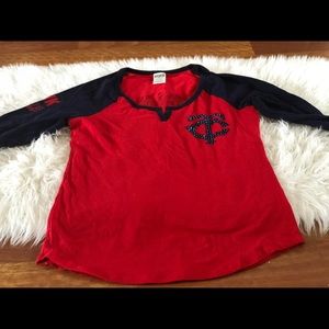 Victoria’s Secret pink MN Twins V-neck